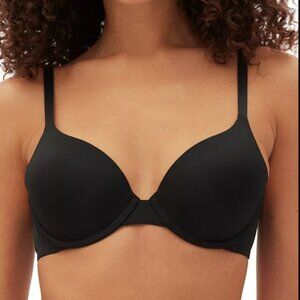 NWT Gap GapBody Everyday Essentials T-Shirt Bra GPW00351 -True Black